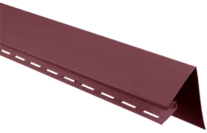 Планка Альта-Профиль "околооконная", 3м, цвет Гранатовый